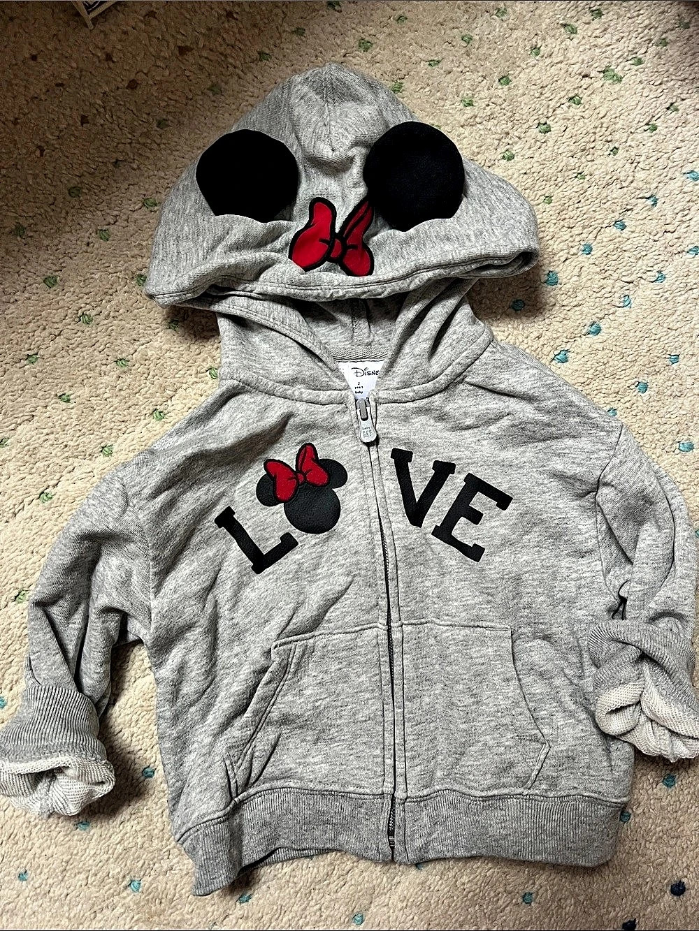 Disney X Gap Minnie Mouse zip up Hoodie